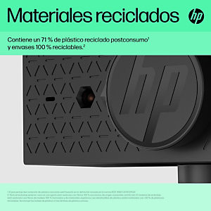 HP INC HP 625 FHD Webcam, 4 MP, 1920 x 1080 Pixeles, Full HD, USB, Negro, Recortar 6Y7L1AA#ABB