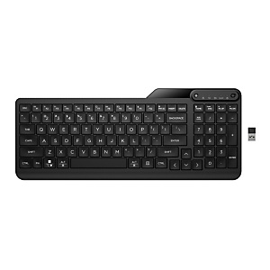 HP INC HP Teclado inalámbrico de modo dual 475, Completo (100%), RF Wireless + Bluetooth, Interruptor de membrana, Negro 7N7B9AA HP INC HP Teclado inalámbrico de modo dual 475, Completo (100%), RF Wireless + Bluetooth, Interruptor de membrana, Negro 7N7B9AA