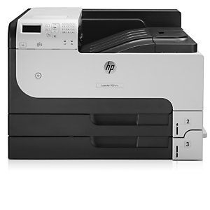 HP LaserJet Enterprise 700 Imprimante M712dn, Imprimer, Impression USB en façade; Impression recto-verso, Laser, 1200 x 1200 DPI, A3, 40 ppm, Impressi
