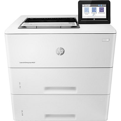 HP LaserJet Enterprise M507x, Imprimer, Impression recto verso, Laser, 1200 x 1200 DPI, A4, 43 ppm, Impression recto-verso, Réseau prêt à l'usage 1PV8 - 1