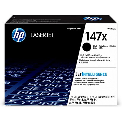 HP LaserJet Toner noir grande capacité authentique 147X, 25200 pages, Noir, 1 pièce(s) W1470X - 1