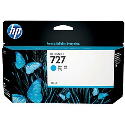 HP, Materiale di consumo, Hp 727 130-ml cyan ink cartridge, B3P19A - 1