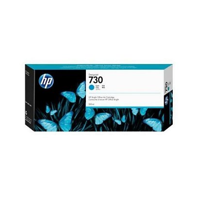 HP, Materiale di consumo, Hp 730 300-ml cyan ink cartridge, P2V68A - 1