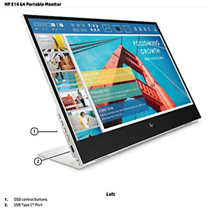 HP, Monitor desktop, Hp e14 g4 portable monitor fhd ips, 1B065AT HP, Monitor desktop, Hp e14 g4 portable monitor fhd ips, 1B065AT