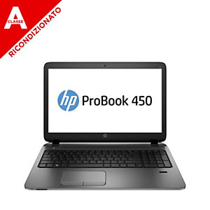 HP Notebook 15,6'' 450 G2, i5-5xxx, 4GB, 256GB, Webcam, Win 10 Pro mar, Ricondizionato Classe A