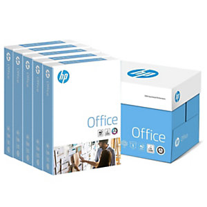 HP Office Carta per fotocopie e stampanti A4, 80 g/m², Bianco (confezione 5 risme)