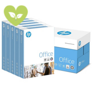 HP Office Carta per fotocopie e stampanti A4, 80 g/m², Bianco (confezione 5 risme)