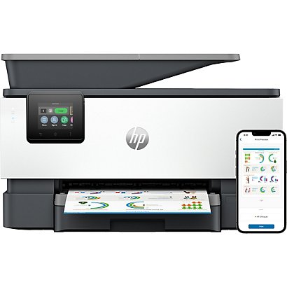 HP OfficeJet Pro Imprimante tout-en-un 9120b, Couleur, Imprimante pour Maison et Bureau à domicile, Impression, copie, scan, fax, Sans fil; Impression - 1