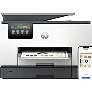 HP OfficeJet Pro Imprimante Tout-en-un 9130b, Couleur, Imprimante pour Petites/moyennes entreprises, Impression, copie, scan, fax, Sans fil; imprimer