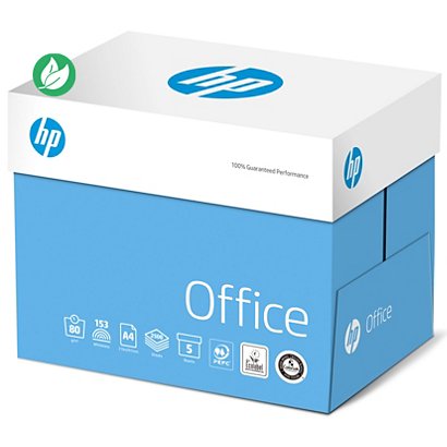 HP Papier A4 blanc Office - 80g - Boîte de 2500 feuilles - 1