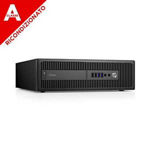 HP PC 600 G2 SFF i5-6500, DDR4 8GB, SSD 256GB, Win 10 Pro MAR, Ricondizionato Classe A HP PC 600 G2 SFF i5-6500, DDR4 8GB, SSD 256GB, Win 10 Pro MAR, Ricondizionato Classe A