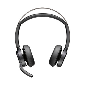 HP Poly Micro-casque Poly Voyager Focus 2 USB-C-C + adaptateur USB-C/A, Sans fil, Bureau/Centre d'appels, 175 g, Casque, Noir 9T9J3AA HP Poly Micro-casque Poly Voyager Focus 2 USB-C-C + adaptateur USB-C/A, Sans fil, Bureau/Centre d'appels, 175 g, Casque, Noir 9T9J3AA