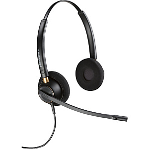 HP POLY POLY Auricular EncorePro HW520D, Alámbrico, Llamadas/Música, 54,6 g, Auriculares, Negro 783P5AA