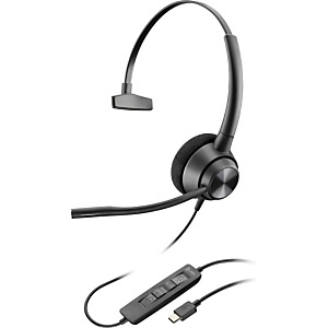 HP POLY POLY Auricular mono EncorePro 310 con USB-C, Alámbrico, Llamadas/Música, 55 g, Auriculares, Negro 760Q8AA HP POLY POLY Auricular mono EncorePro 310 con USB-C, Alámbrico, Llamadas/Música, 55 g, Auriculares, Negro 760Q8AA