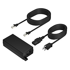 HP POLY Poly PoE++ 65W 2.5G Adapter with 3.66m CAT6A Cable and Power Cord, Ordinateur portable, Intérieure, 65 W, CA vers CC, Noir, 65 mm B5NH6AA HP POLY Poly PoE++ 65W 2.5G Adapter with 3.66m CAT6A Cable and Power Cord, Ordinateur portable, Intérieure, 65 W, CA vers CC, Noir, 65 mm B5NH6AA