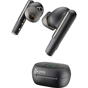 HP POLY POLY Voyager Free 60+ UC, Inalámbrico, Llamadas/Música, Auriculares, Negro 7Y8H0AA