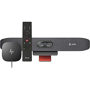 HP POLY VIDEO POLY Barra de vídeo USB Studio R30 con control remoto Bluetooth y base de acoplamiento HP USB-C G5 (ABB), 4K Ultra HD, 3840 x 2160 Pixeles, 120°, Negro 9U3T1AA HP POLY VIDEO POLY Barra de vídeo USB Studio R30 con control remoto Bluetooth y base de acoplamiento HP USB-C G5 (ABB), 4K Ultra HD, 3840 x 2160 Pixeles, 120°, Negro 9U3T1AA