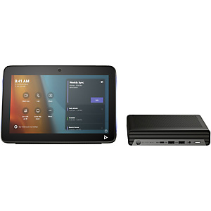 HP POLY VIDEO POLY Studio Base Kit G9 Plus para Microsoft Teams, PC HP Mini IP con TC10, Terminal multimedia para congresos, WXGA, Windows 11 IoT Enterprise, Negro A3LU8AA HP POLY VIDEO POLY Studio Base Kit G9 Plus para Microsoft Teams, PC HP Mini IP con TC10, Terminal multimedia para congresos, WXGA, Windows 11 IoT Enterprise, Negro A3LU8AA