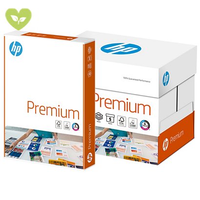 HP Premium Carta per fotocopie e stampanti A4, 80 g/m², Bianco (confezione 5 risme) - 1