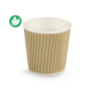 Huhtamaki Gobelet en carton kraft 10 cl pour boisson chaude - Lot de 40 Huhtamaki Gobelet en carton kraft 10 cl pour boisson chaude - Lot de 40