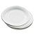 HUHTAMAKI Sachet de 50 assiettes en carton Blanc, diamètre 23 cm - 1
