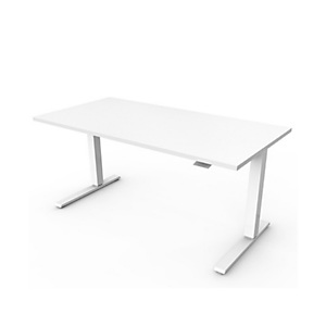 Humanscale Float, Droit, Forme rectangulaire, Laminé, Aluminium, Acier, Bureau, Argent FTF8014WH_FNSR43R Humanscale Float, Droit, Forme rectangulaire, Laminé, Aluminium, Acier, Bureau, Argent FTF8014WH_FNSR43R