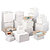 Hvide papkasser i enkelt bølgepap | RAJABOX - 2