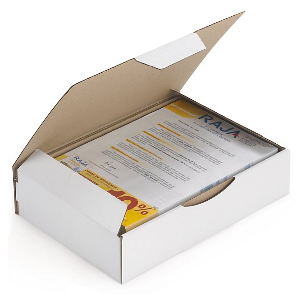 Hvit Rajapost - posteske 100x80x60 mm - Pakke i postkassen - Bring - 4