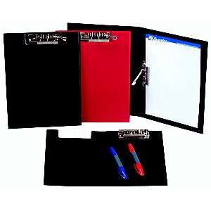 iberplas Carpeta con pinza portapapeles 4º de cartón rígido forrado en PVC negro iberplas Carpeta con pinza portapapeles 4º de cartón rígido forrado en PVC negro