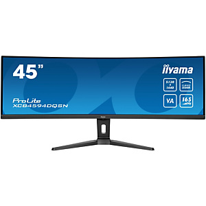 Iiyama G-MASTER 45''LCD Curved Bus. UWQHD, 114,3 cm (45''), 5120 x 1440 Pixeles, Dual QHD, LED, 0,8 ms, Negro XCB4594DQSN-B1 Iiyama G-MASTER 45''LCD Curved Bus. UWQHD, 114,3 cm (45''), 5120 x 1440 Pixeles, Dual QHD, LED, 0,8 ms, Negro XCB4594DQSN-B1