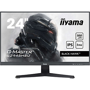Iiyama G-MASTER G2445HSU-B2, 61 cm (24'), 1920 x 1080 Pixeles, Full HD, LCD, 1 ms, Negro Iiyama G-MASTER G2445HSU-B2, 61 cm (24'), 1920 x 1080 Pixeles, Full HD, LCD, 1 ms, Negro