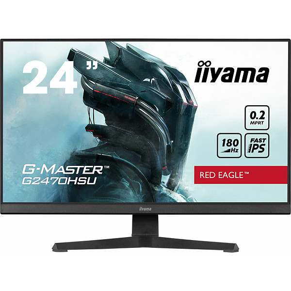 iiyama G-MASTER G2470HSU-B6, 60,5 cm (23.8'), 1920 x 1080 pixels, Full HD, 0,2 ms, Noir - 1