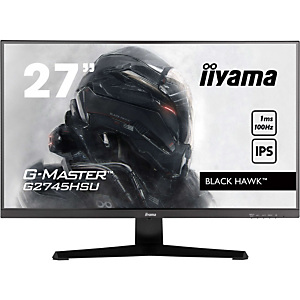 Iiyama G-MASTER G2745HSU-B2, 68,6 cm (27'), 1920 x 1080 Pixeles, Full HD, LED, 1 ms, Negro Iiyama G-MASTER G2745HSU-B2, 68,6 cm (27'), 1920 x 1080 Pixeles, Full HD, LED, 1 ms, Negro