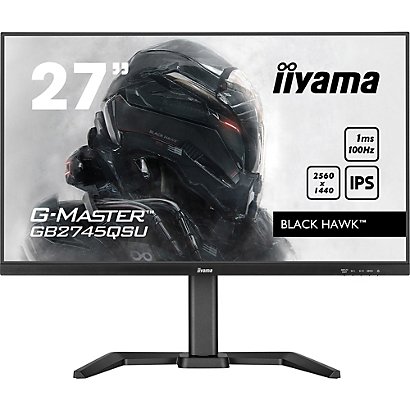 iiyama G-MASTER GB2745QSU-B1, 68,6 cm (27''), 2560 x 1440 pixels, 2K Ultra HD, LED, 1 ms, Noir - 1