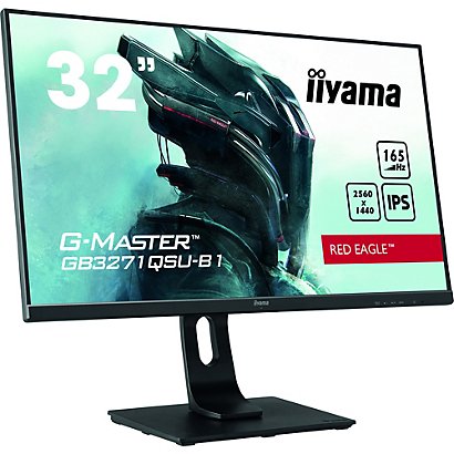 iiyama G-MASTER GB3271QSU-B1, 80 cm (31.5''), 2560 x 1440 pixels, Wide Quad HD, LED, 1 ms, Noir - 1