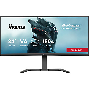 Iiyama G-MASTER GCB3484WQSU-B1, 86,4 cm (34'), 3440 x 1440 Pixeles, UltraWide Quad HD, LED, 0,4 ms, Negro Iiyama G-MASTER GCB3484WQSU-B1, 86,4 cm (34'), 3440 x 1440 Pixeles, UltraWide Quad HD, LED, 0,4 ms, Negro
