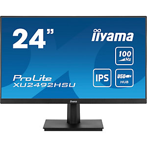 Iiyama ProLite, 60,5 cm (23.8''), 1920 x 1080 Pixeles, Full HD, LED, Negro XU2492HSU-B6