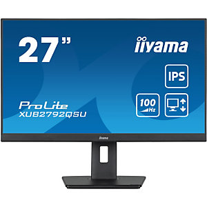 Iiyama ProLite, 68,6 cm (27''), 2560 x 1440 Pixeles, Full HD, LED, 0,4 ms, Negro XUB2792QSU-B6