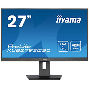 Iiyama ProLite, 68,6 cm (27''), 2560 x 1440 Pixeles, Wide Quad HD, LED, 4 ms, Negro XUB2792QSC-B5