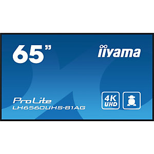 Iiyama PROLITE, Pizarra de caballete digital, 165,1 cm (65''), LED, 3840 x 2160 Pixeles, Wifi, 24/7 LH6560UHS-B1AG