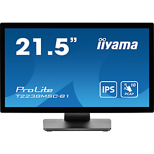 Iiyama ProLite T2238MSC-B1, 54,6 cm (21.5''), 1920 x 1080 Pixeles, Full HD, LED, 5 ms, Negro Iiyama ProLite T2238MSC-B1, 54,6 cm (21.5''), 1920 x 1080 Pixeles, Full HD, LED, 5 ms, Negro