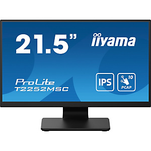 Iiyama ProLite T2252MSC-B2, 54,6 cm (21.5''), 1920 x 1080 Pixeles, Full HD, LCD, 5 ms, Negro