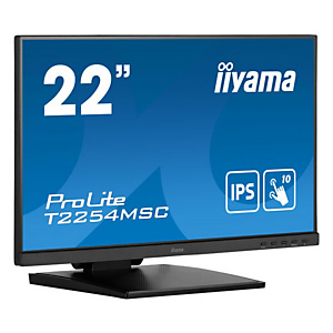 Iiyama ProLite T2254MSC-B1AG, 54,6 cm (21.5''), 1920 x 1080 Pixeles, Full HD, LED, 4 ms, Negro Iiyama ProLite T2254MSC-B1AG, 54,6 cm (21.5''), 1920 x 1080 Pixeles, Full HD, LED, 4 ms, Negro