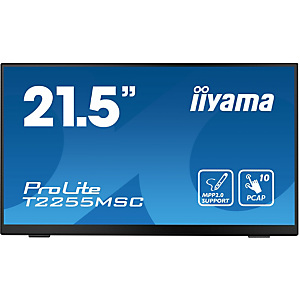 Iiyama ProLite T2255MSC-B1, 54,6 cm (21.5''), 1920 x 1080 Pixeles, Full HD, LCD, 5 ms, Negro Iiyama ProLite T2255MSC-B1, 54,6 cm (21.5''), 1920 x 1080 Pixeles, Full HD, LCD, 5 ms, Negro