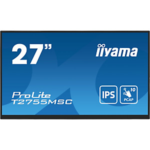 Iiyama ProLite T2755MSC-B1, 68,6 cm (27''), 1920 x 1080 Pixeles, Full HD, LED, 5 ms, Negro