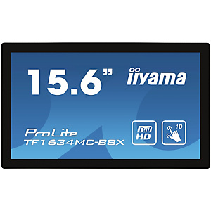 Iiyama ProLite TF1634MC-B8X, 39,6 cm (15.6'), 450 cd / m², Full HD, LED, 16:9, 1920 x 1080 Pixeles Iiyama ProLite TF1634MC-B8X, 39,6 cm (15.6'), 450 cd / m², Full HD, LED, 16:9, 1920 x 1080 Pixeles