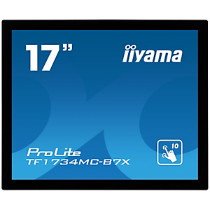 Iiyama ProLite TF1734MC-B7X, 43,2 cm (17'), 350 cd / m², SXGA, LED, 5:4, 1280 x 1024 Pixeles Iiyama ProLite TF1734MC-B7X, 43,2 cm (17'), 350 cd / m², SXGA, LED, 5:4, 1280 x 1024 Pixeles