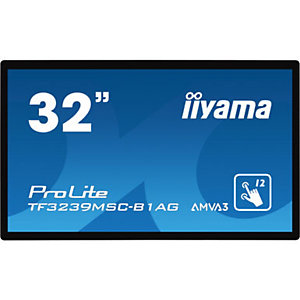Iiyama ProLite TF3239MSC-B1AG, 80 cm (31.5''), 1920 x 1080 Pixeles, Full HD, LED, 8 ms, Negro