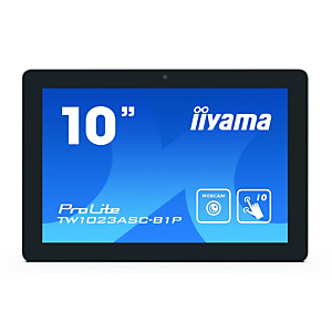 Iiyama ProLite TW1023ASC-B1P, 25,6 cm (10.1'), 450 cd / m², WXGA, LED, 16:10, 1280 x 800 Pixeles Iiyama ProLite TW1023ASC-B1P, 25,6 cm (10.1'), 450 cd / m², WXGA, LED, 16:10, 1280 x 800 Pixeles