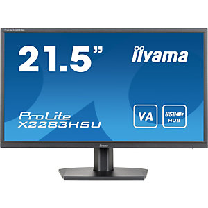 iiyama ProLite X2283HSU-B1, 54,6 cm (21.5''), 1920 x 1080 pixels, Full HD, LCD, 1 ms, Noir